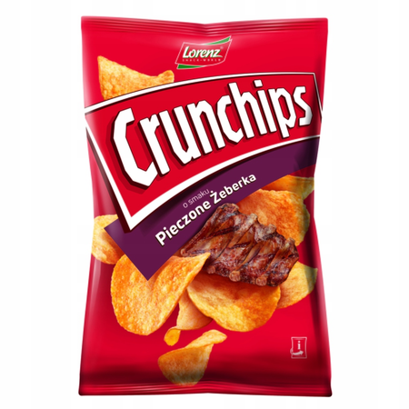 Chipsy Crunchips Pieczone Żeberka 140G