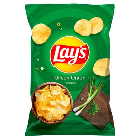 Chipsy Lays Zielona Cebulka 130G