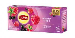 Herbata Lipton Malina/Bez 20TB