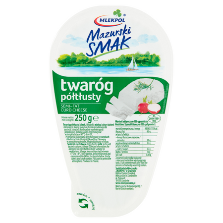 Twaróg Półtłusty Mazurski Smak 250G