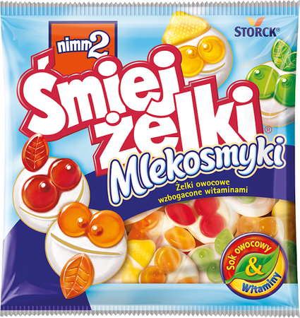 Żelki Nimm2 Śmiejżelki Mlekosmyki 90G