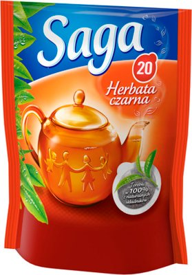 Herbata Saga Czarna 28G (20 torebek)
