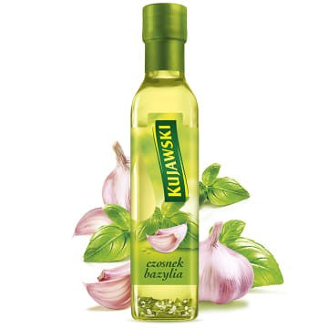 Olej Kujawski Czosnek-Bazylia 250ML