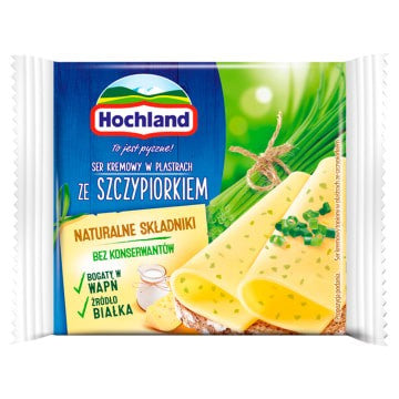 Ser Topiony ze Szczypiorkiem Hochland 130G