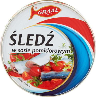Śledź w Sosie Pomidorowym Graal 300G